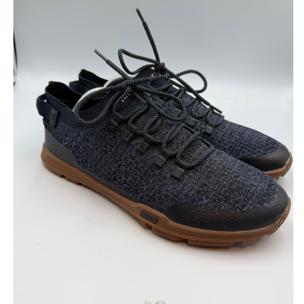 TRUE Linkswear True OG Sport Men's 11 Golf Shoes Navy Blue Knit Gum Sole Low Top